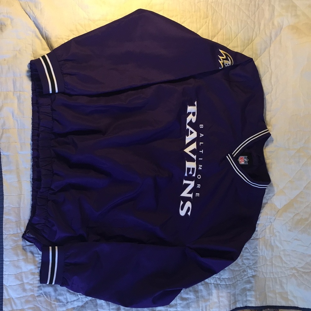 Ravens pullover windbreaker. XL. Never worn.
